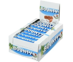 Bounty Батончик шоколадный, 55г*32шт., блок 6шт., Баунти