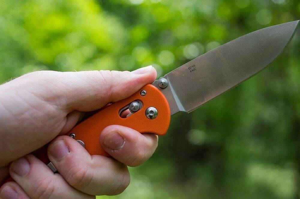 Нож Ganzo G740 зеленый, G740-GR