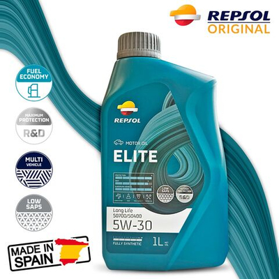 Масло моторное Repsol ELITE LONG LIFE 50700/50400 5W-30 синтетическое 1 л 6057/R