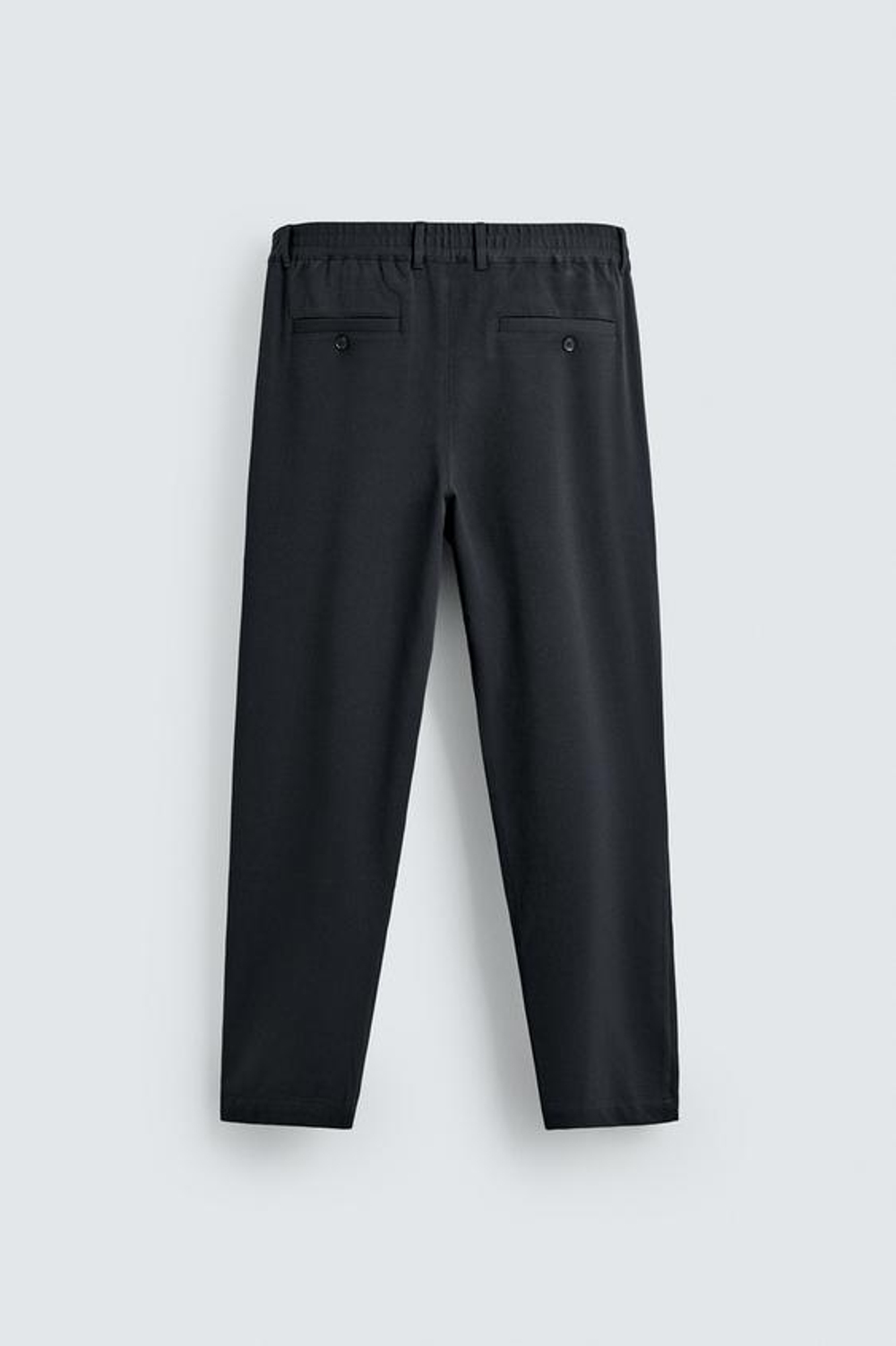 ZARA БРЮКИ STRAIGHT FIT КОМФОРТ, МОРСКОЙ СИНИЙ