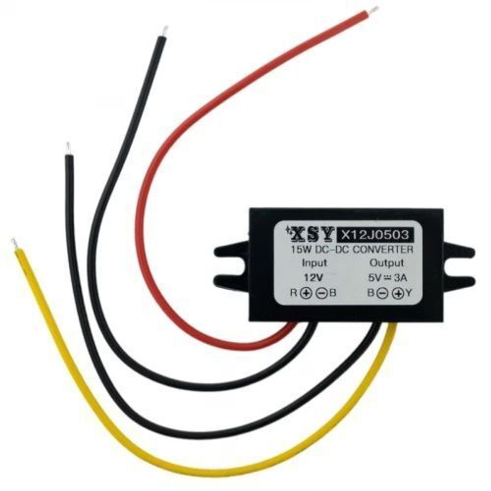 Преобразователь понижающий DC-DC 12v на 5v 3A для самокатов и других
