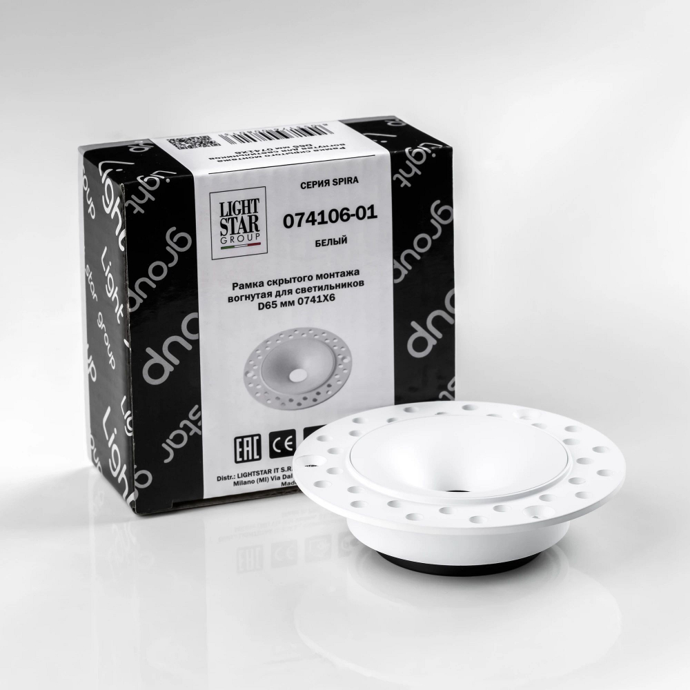 Рамка на 1 светильник Lightstar Spira 074106-01