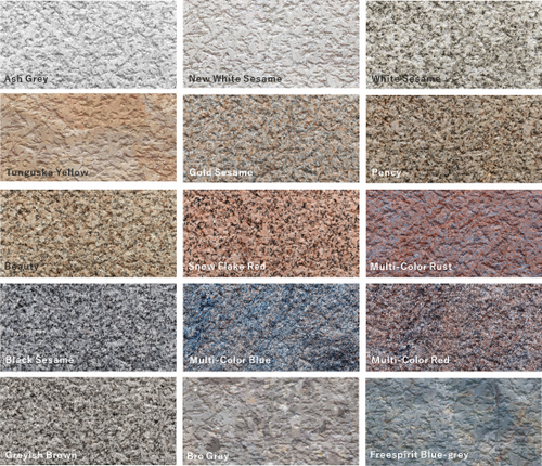 Scabbled Stone