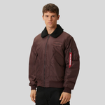 Куртка Alpha Industries CWU 45/P Relaxed Fit Flight Jacket Oxford SC Cocoa (Бордово-коричневый))