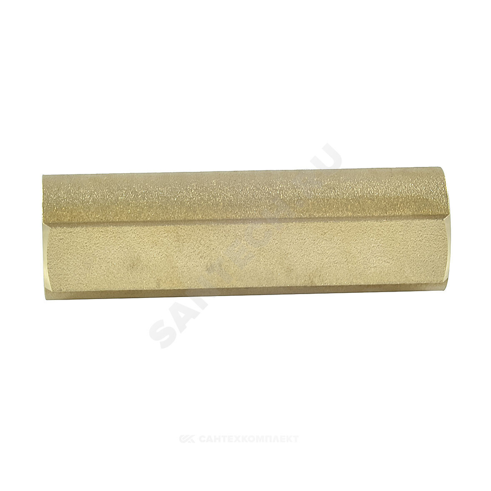 Коллектор латунь 1 1/4" ВР/ВР на 2 вых 1/2" ВР м/о 100мм Апогей 422143 (КЛА3202.100-1-ВР15)