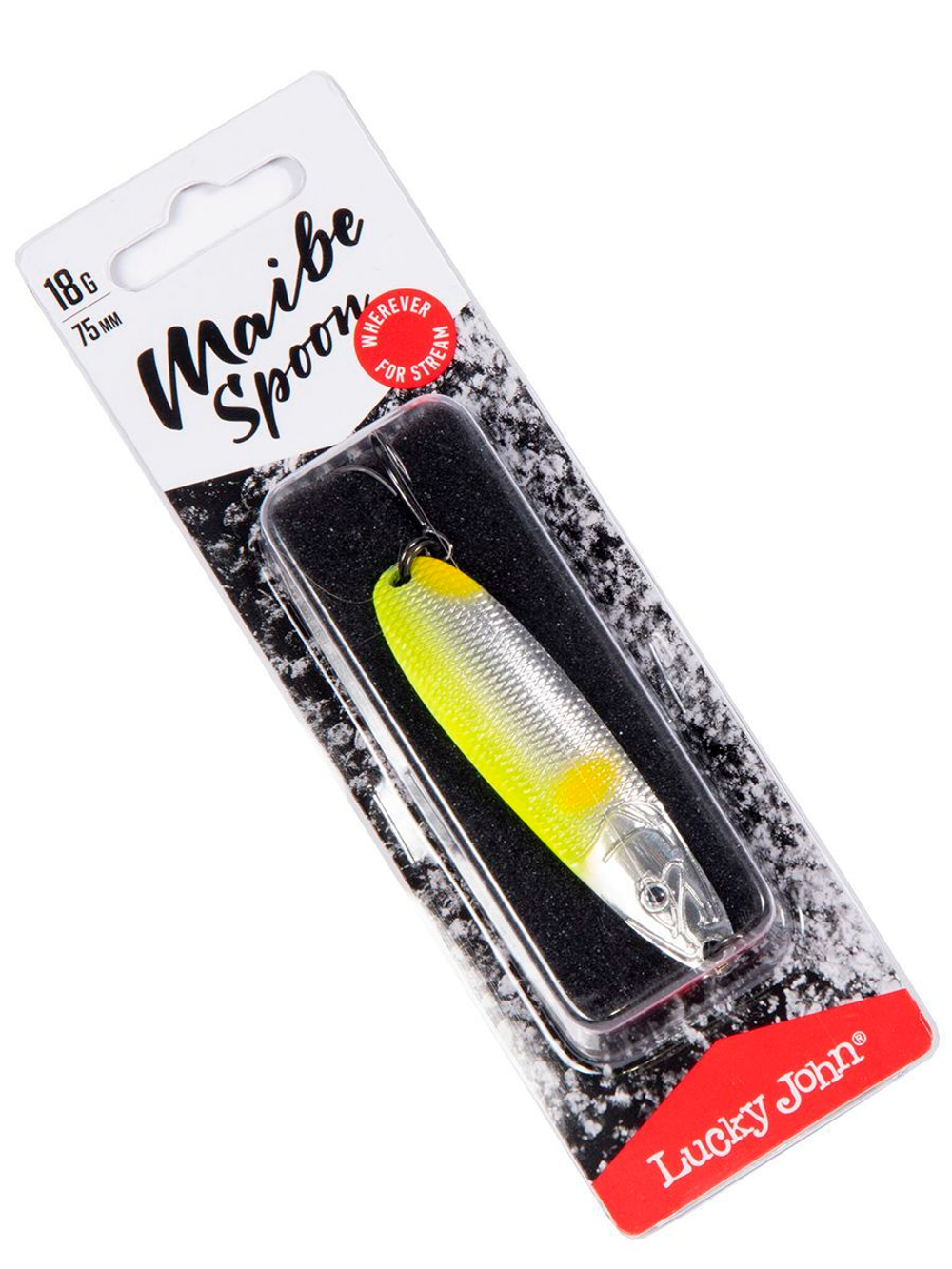 Блесна колеблющаяся Lucky John MAIBE SPOON длина 65мм/13.0г 010