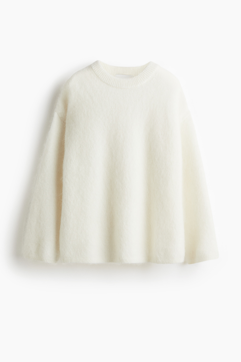 Джемпер оверсайз с мохером - H&M