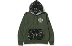 A Bathing Ape X Undefeated Color Camo Relaxed Zip Худи