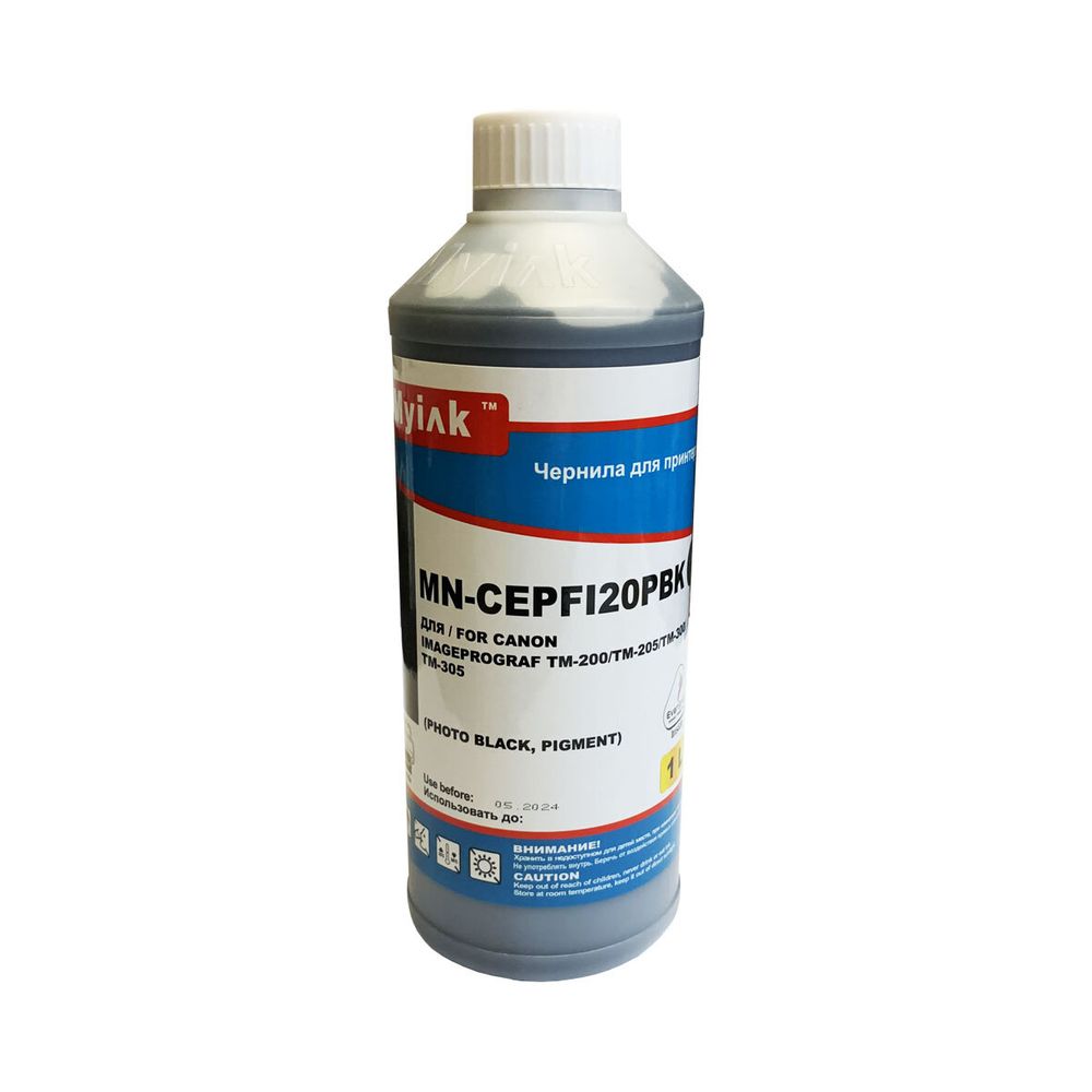 Чернила MyInk CEPFI20PBk для CANON (PFI-120BK/PFI-706BK) imagePROGRAF TM-300, iPF9400/8400 (1л, Pigment) photo black Чернила MyInk CEPFI20PBk для CANON (PFI-120BK/PFI-706BK) imagePROGRAF TM-300, iPF9400/8400 (1л, Pigment) photo black