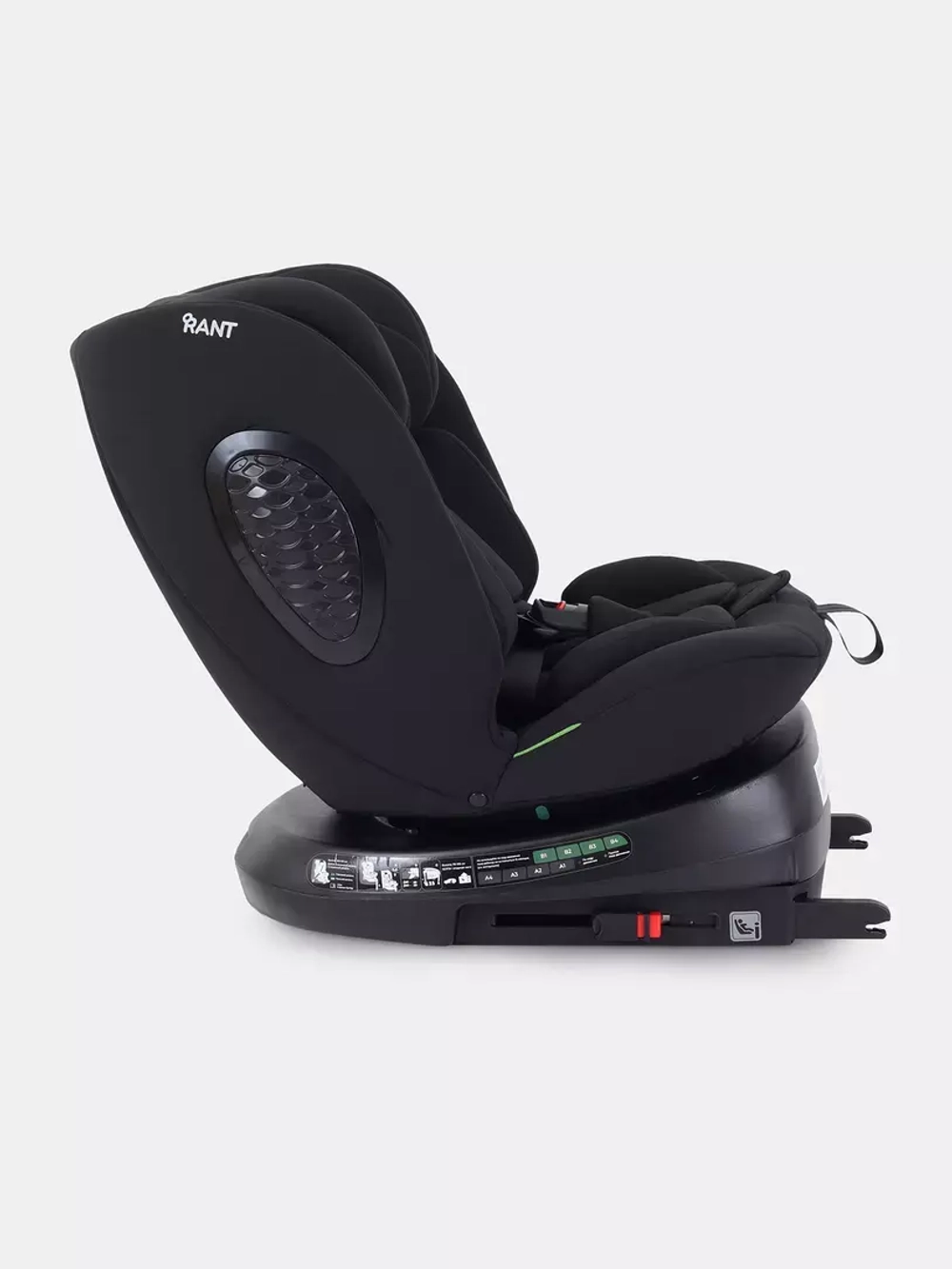 Автокресло RANT AY819 "HELIX" isofix Black (40-150см)