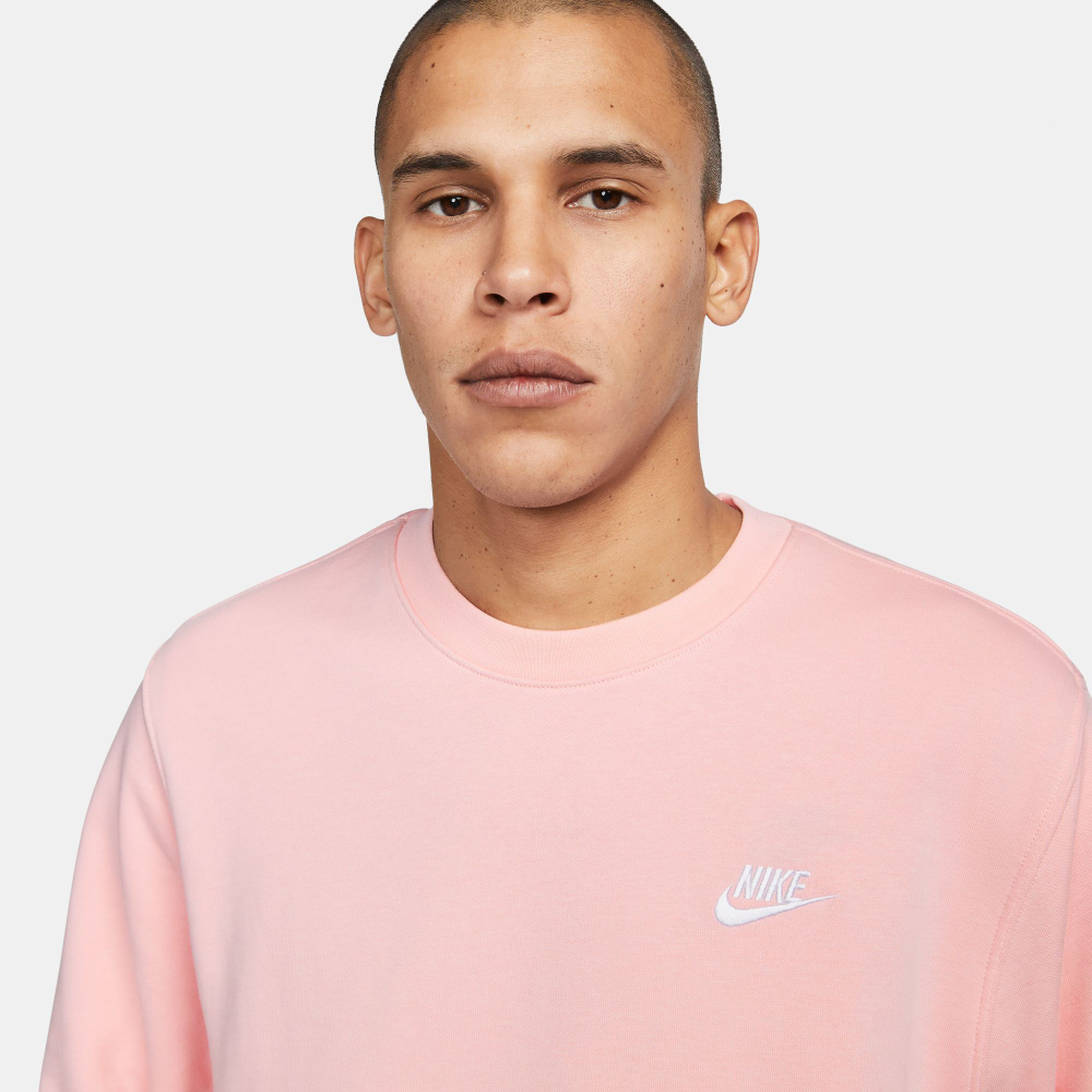 Мужская кофта теннисная Nike French Terry Sweatshirt Men - Pink