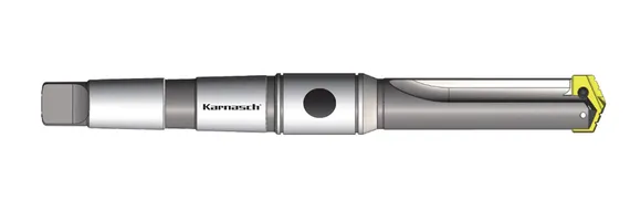 Корпус сверла со сменными пластинами Karnasch 9,5-11,0×31,8 мм, КМ2, ISO 296, арт. 22.1040.00318.0095