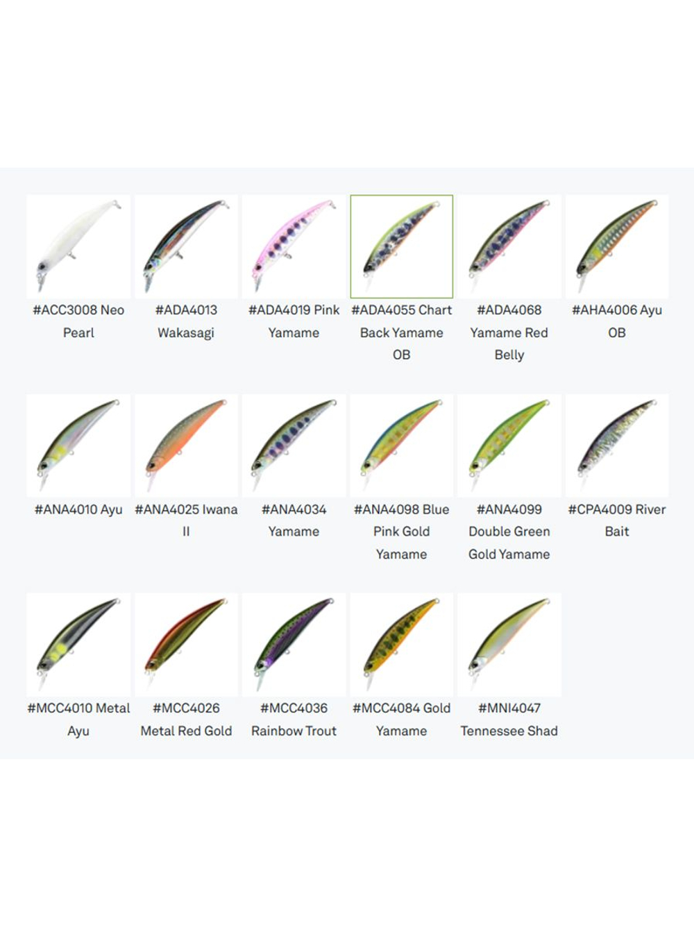 Воблер для рыбалки DUO Spearhead Ryuki 70 S Light, ANA4099 Double Green Gold Yamame, 70 мм, 7 г, тонущий, минноу