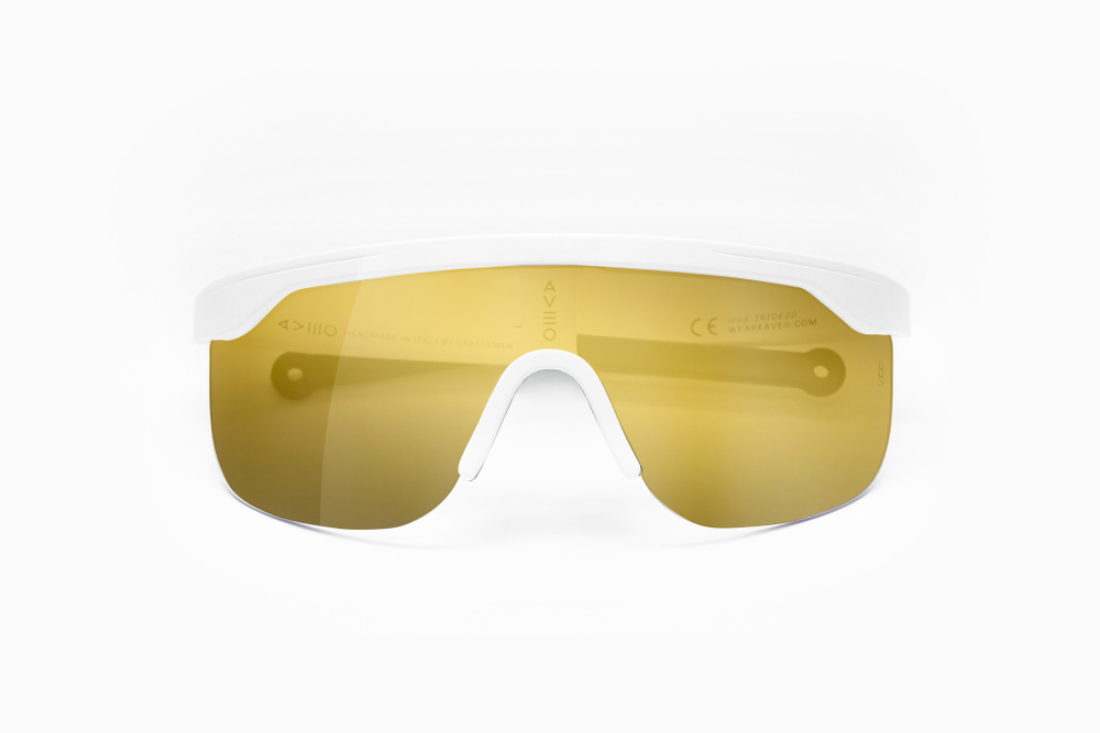 Спортивные очки AVEO Iride / White / Gold Mirror Lens