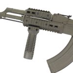 Рукоятка на цевье длинная, DLG Tactical - в установленном виде
