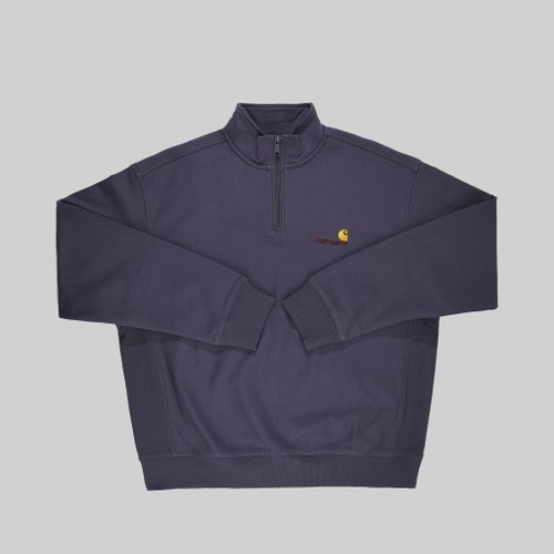 Толстовка мужская Carhartt WIP American Script Half Zip артикул:I027014_zeus - купить в магазине Дайс