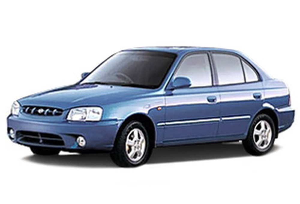 Порог левый Hyundai Accent 1999-2012 Полный профиль (1мм)