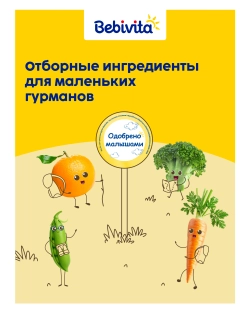 Пюре Bebivita овощное рагу с цыплёнком 190г с 9 месяцев
