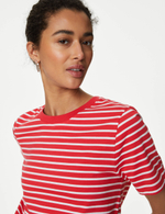 Футболка с коротким рукавом из чистого хлопка T41007391 - Marks & Spencer
