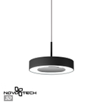 359281 OVER NT23 280 черный Светильник накладной светодиодный IP20 LED 18W 85-265V 1350Лм 3000К MIRROR