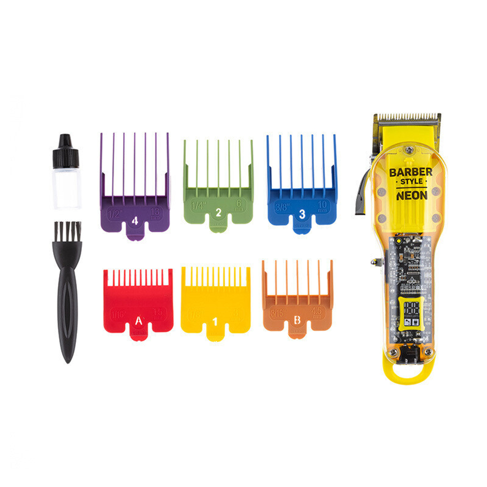 Dewal Профессиональная машинка для стрижки Barber Style Neon 03-081 Yellow