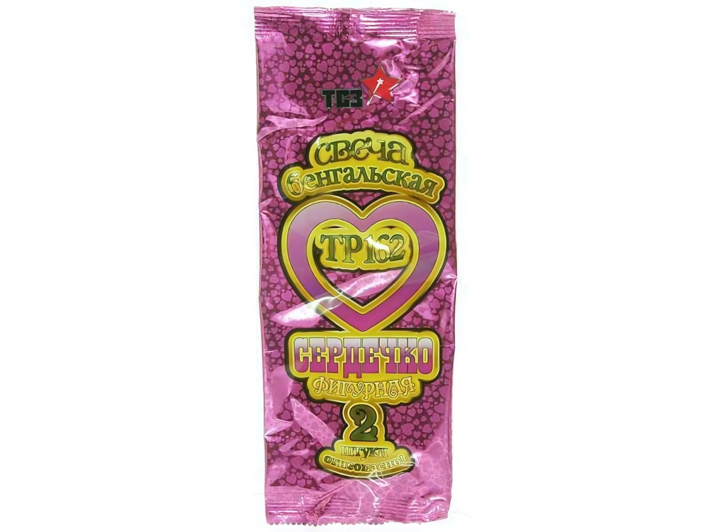Бенгальские огни 2шт Сердечко