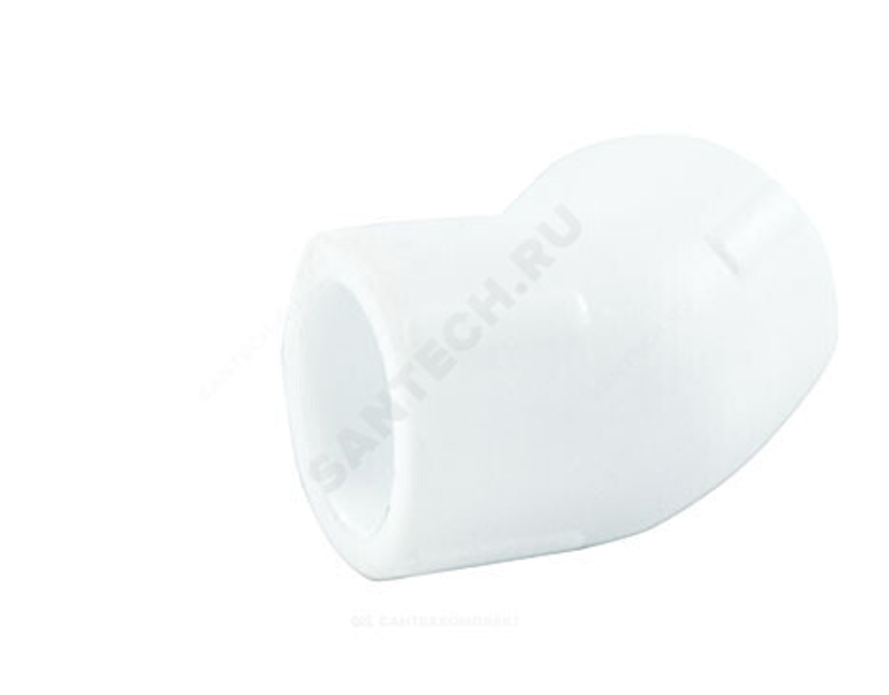 Угольник PP-R белый Дн 40х45гр PRO VALFEX 10107040-PRO