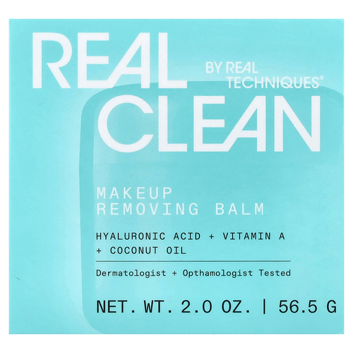 Real Techniques, Real Clean, бальзам для снятия макияжа, 56,5 г (2 унции)