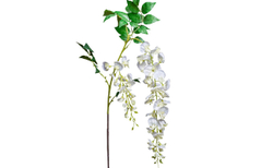 Искусственный цветок Глициния белая 142см Garda Decor 9F27434-1538