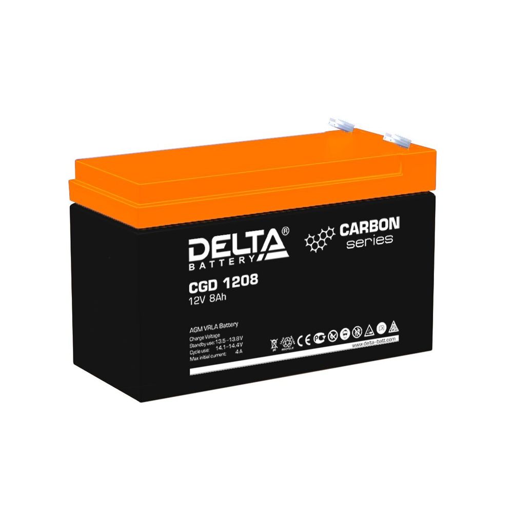 Аккумулятор DELTA CGD 12100 | 100 Ач | 12В CARBON