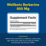 Natural Factors, WellBetX®, берберин, 60 вегетарианских капсул (500 мг в 1 капсуле)