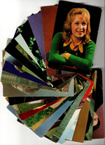 №123 Открытки Артисты и актёры СССР 1970–1980-е г. 25 штук. Цветные, чистые, без повторов
