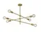 Люстра потолочная Sfera Sveta 74703/6 COPPER, 6×40 Вт, латунная