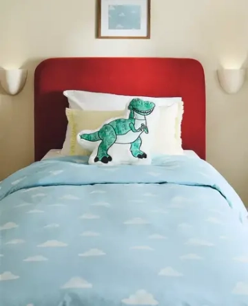 ZARA HOME ДЕТСКИЙ ПОДОДЕЯЛЬНИК С ПРИНТОМ, СИНИЙ