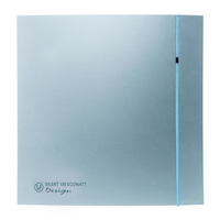 Накладной вентилятор Soler Palau SILENT-100 CZ SILVER DESIGN ECOWATT