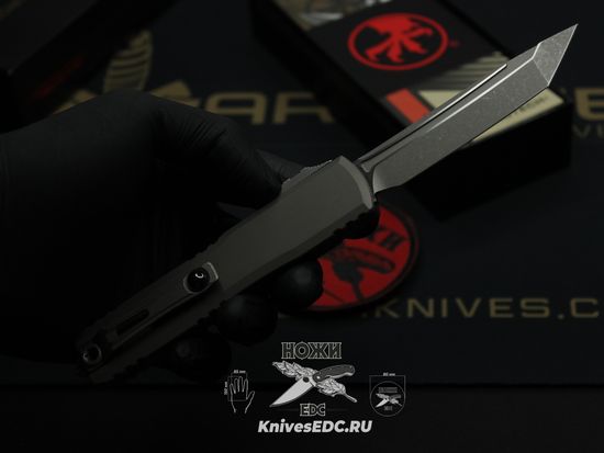 Нож Microtech Ultratech ZBP 1123-10APNC Natural Clear T/E Apocalyptic M390MK - Zero Blade Play