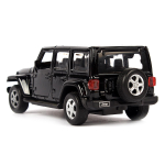 Модель ин. мет. "Jeep wrangler sahara" 12см, двер, баг, чёрн, коробка SAHARA5D-12-BK (Технопарк)
