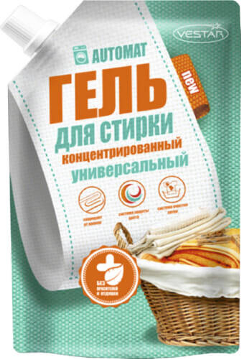 Гель-суперконцентрат для стирки Vestar униврсальный 1,0 л.