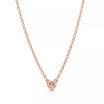 Подвеска из розового золота с бриллиантом, Tiffany👑Diamonds by the Yard. 0.03ct