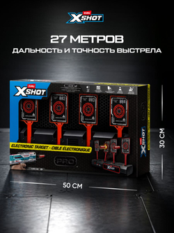 Игрушечный пистолет +12 мягких шариков, Прозрачный Бластер ZURU X-Shot FaZe, игрушки для мальчиков, 36499