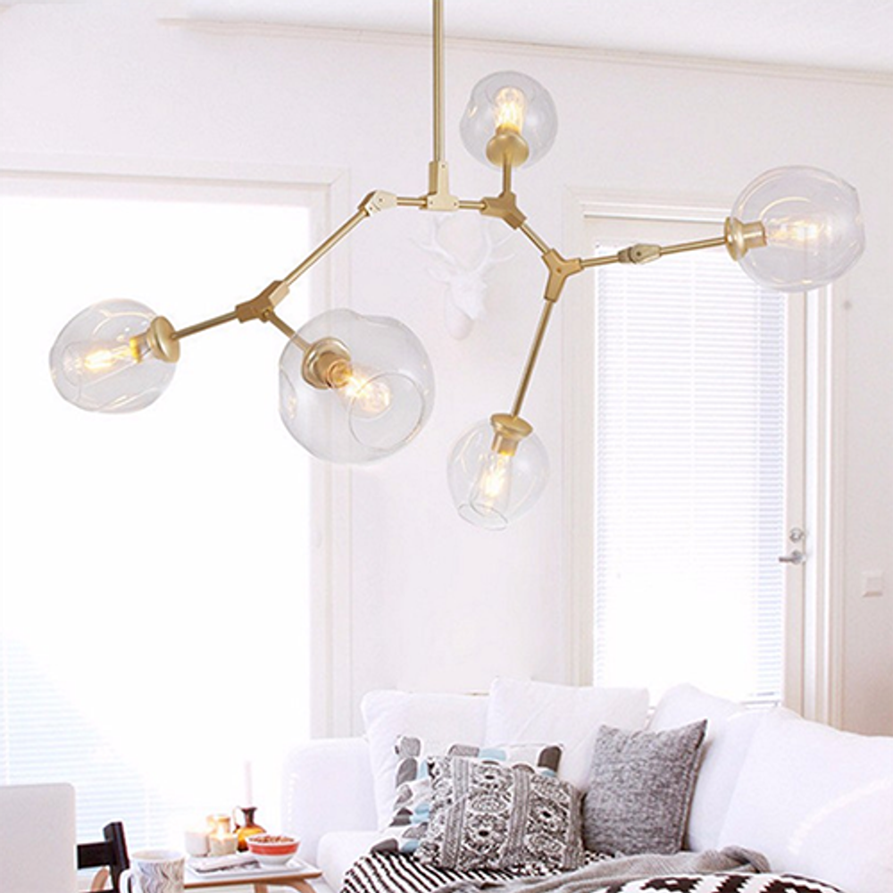 Люстра  BRANCHING BUBBLE CHANDELIER 5 by LINDSEY ADELMAN ( dark )
