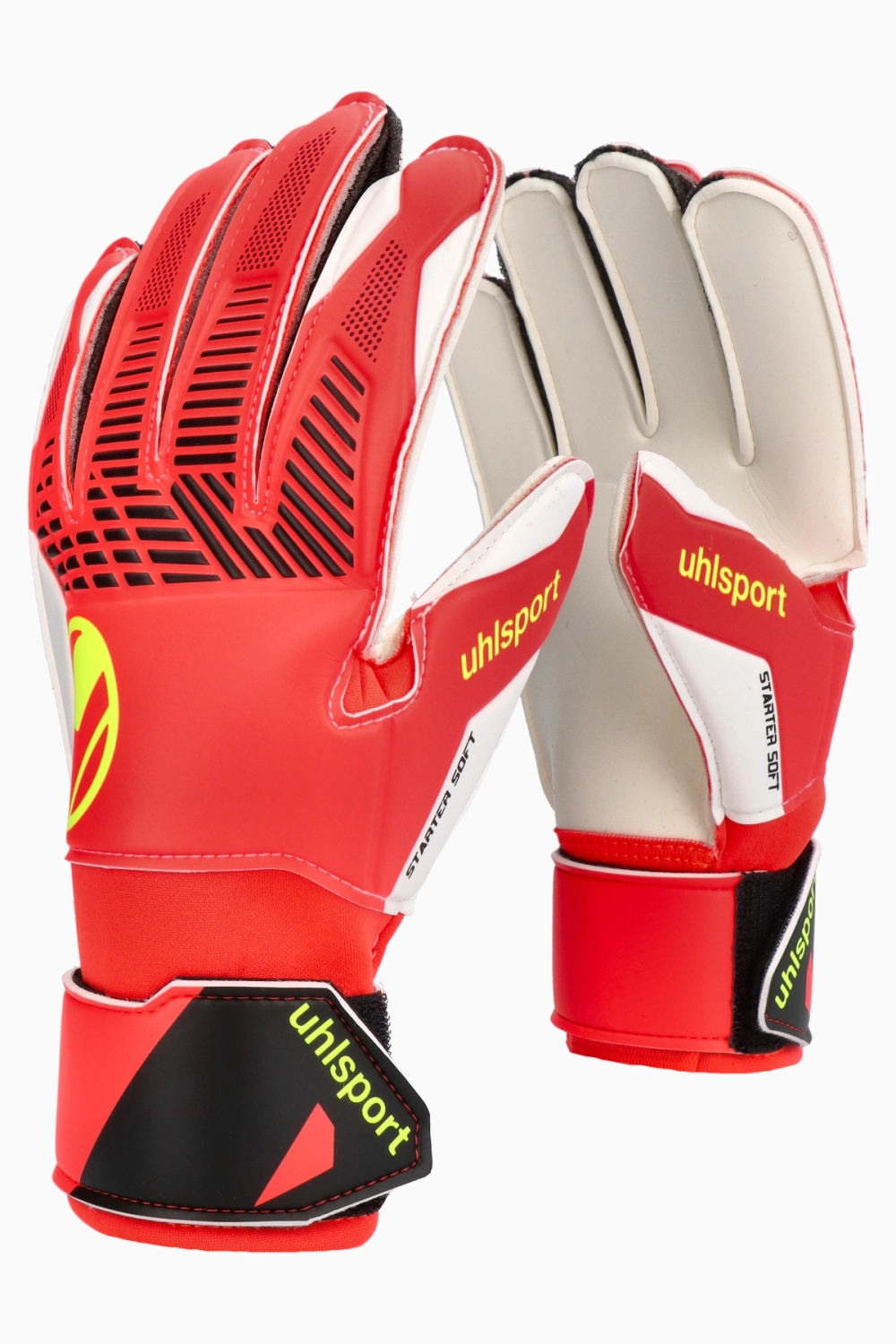 Вратарские перчатки Uhlsport FM ZNE Starter Soft - красный