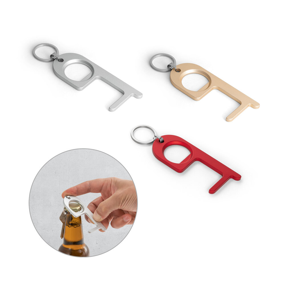 HANDY. Алюминиевое кольцо для ключей с декапсулятором