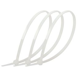 Кабельная стяжка ЭРА NO-225-200 (хомут) нейлоновая 4.8 х 200 мм белая (25 шт/уп) | Кабельные стяжки (хомуты)