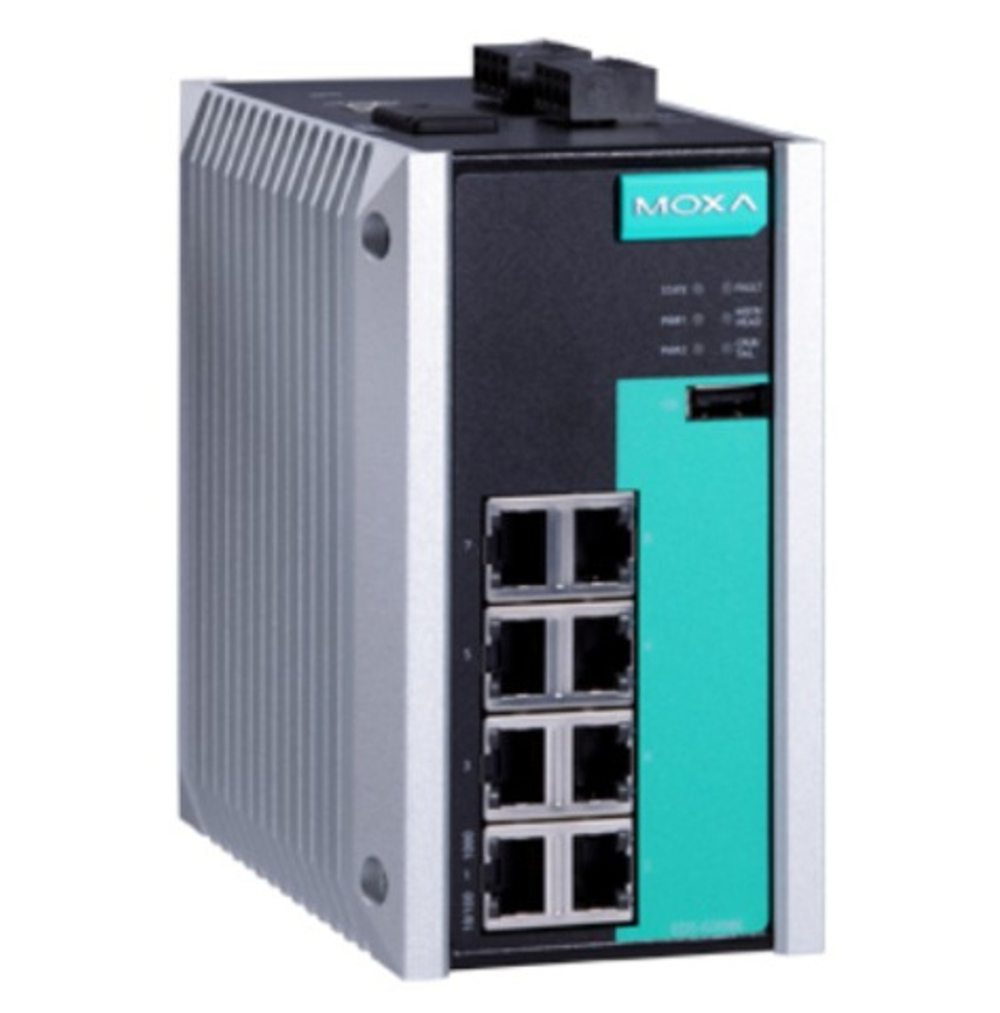 Коммутатор управляемый MOXA EDS-G508E-T