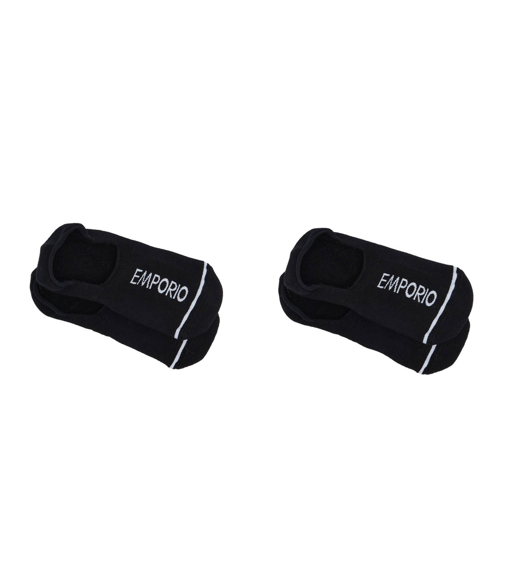 Носки/носки-следы 2 пары Emporio Armani - черный(292315 4R227)