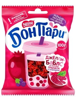 Джелли Баблс "Гранат и Черная Смородина" 100 г * 3 шт