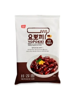 Рисовые палочки Yopokki Jjajang в бобовом соусе чачжан