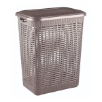 Корзина для белья 50л, 420х560мм (коричневый)