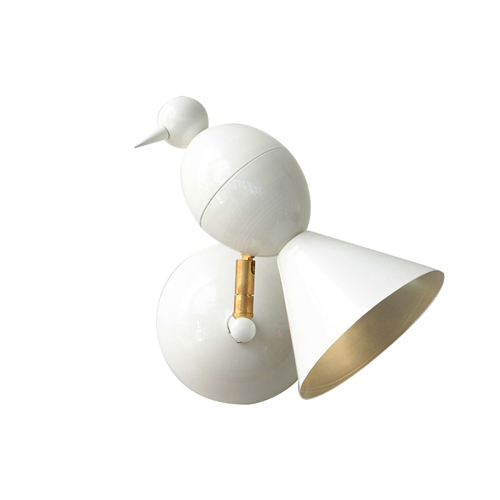 Настенный дизайнерский светильник  Alouette от Atelier Areti (белый)